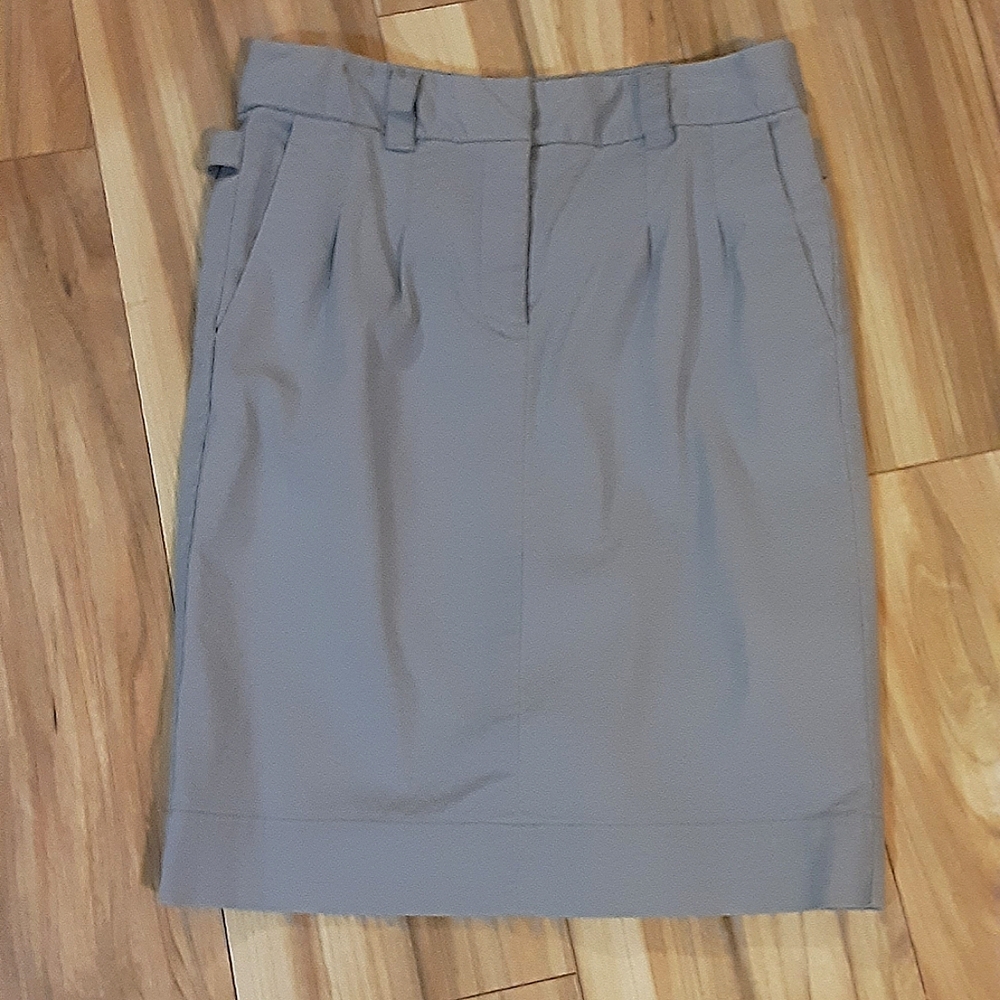 Elevenses Gray Cotton/Spandex Blend Pencil Skirt Size 2.